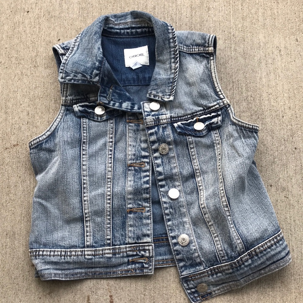 Cherokee Denim Vest